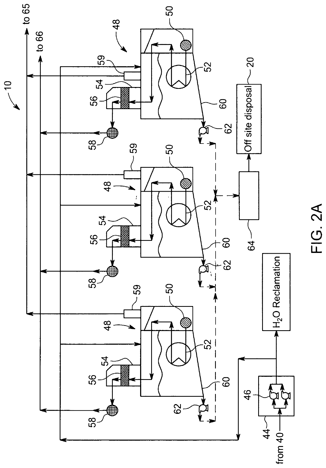 Zero discharge water treatment apparatus and method