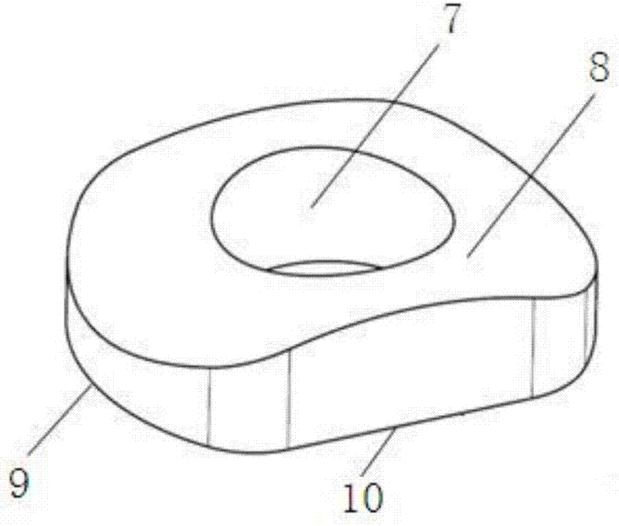 Positioning device of ultralarge excavator track pin shaft