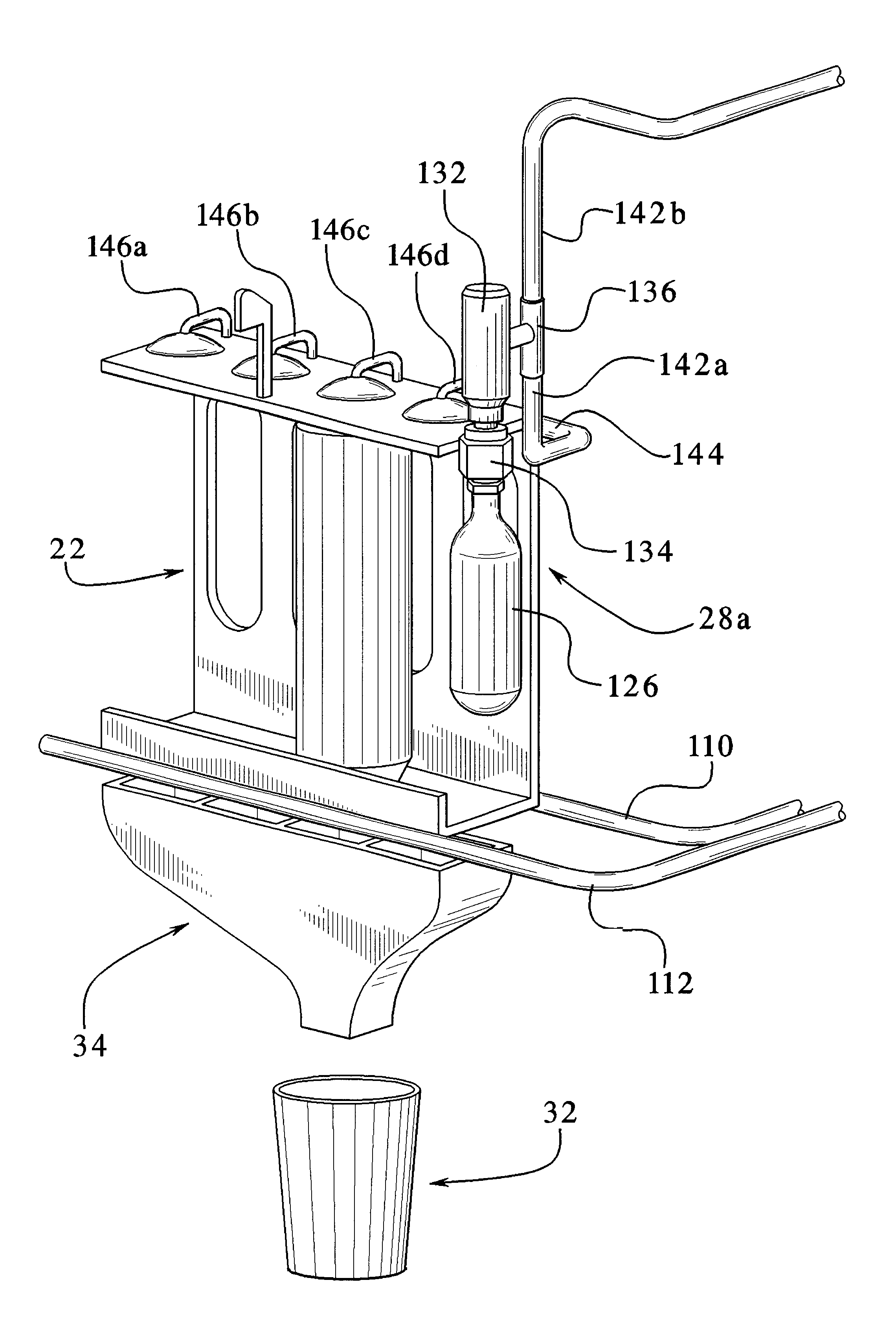 Beverage dispensing apparatus having fluid director