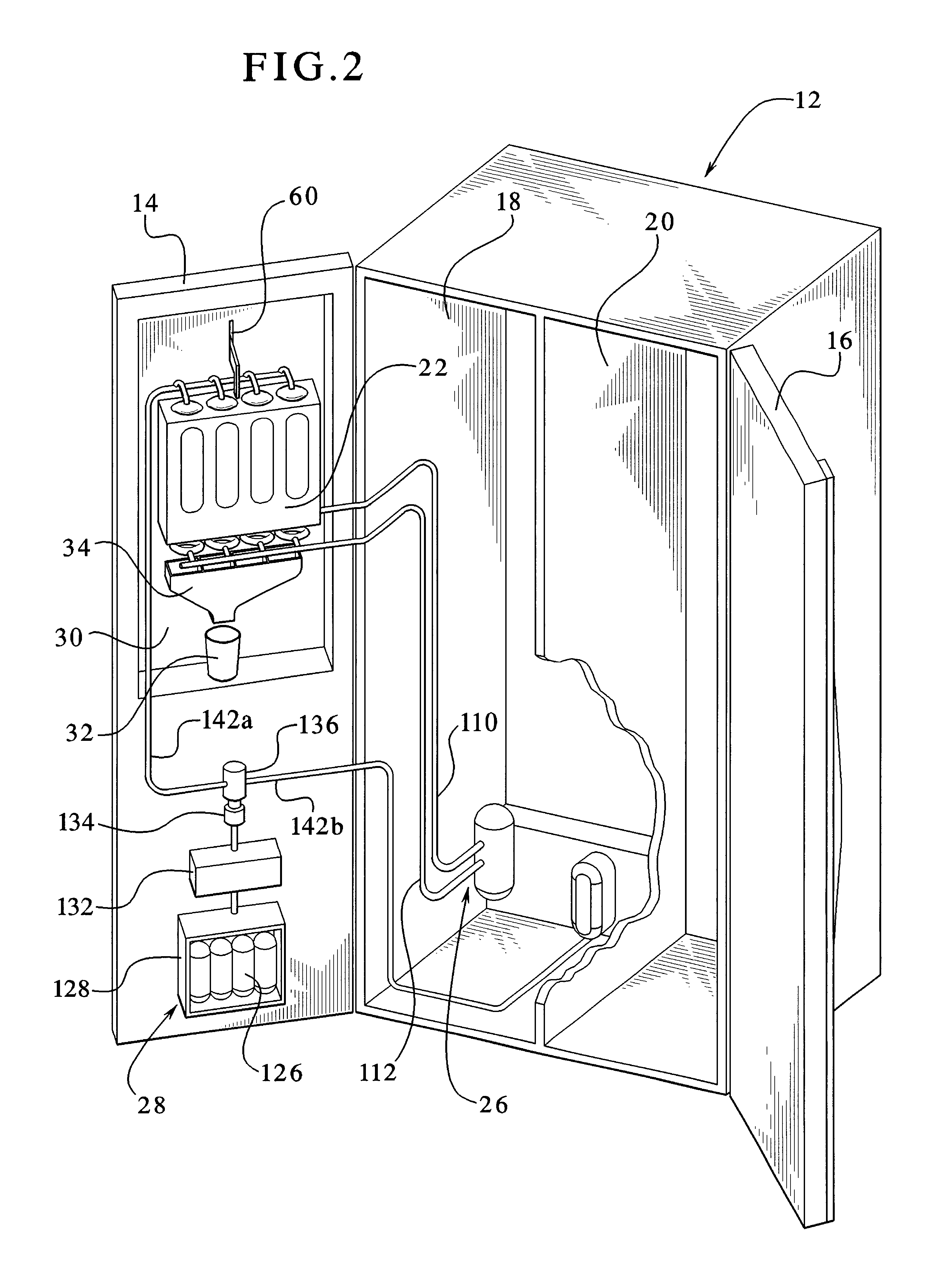 Beverage dispensing apparatus having fluid director