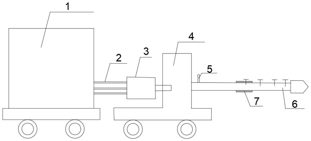 A deep low-permeability high-gas coal seam drilling-cut-sealing-pressure drilling equipment and method