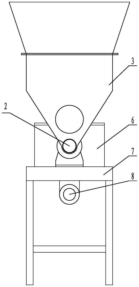 Finished ammonium nitrate fuel oil explosive charging machine