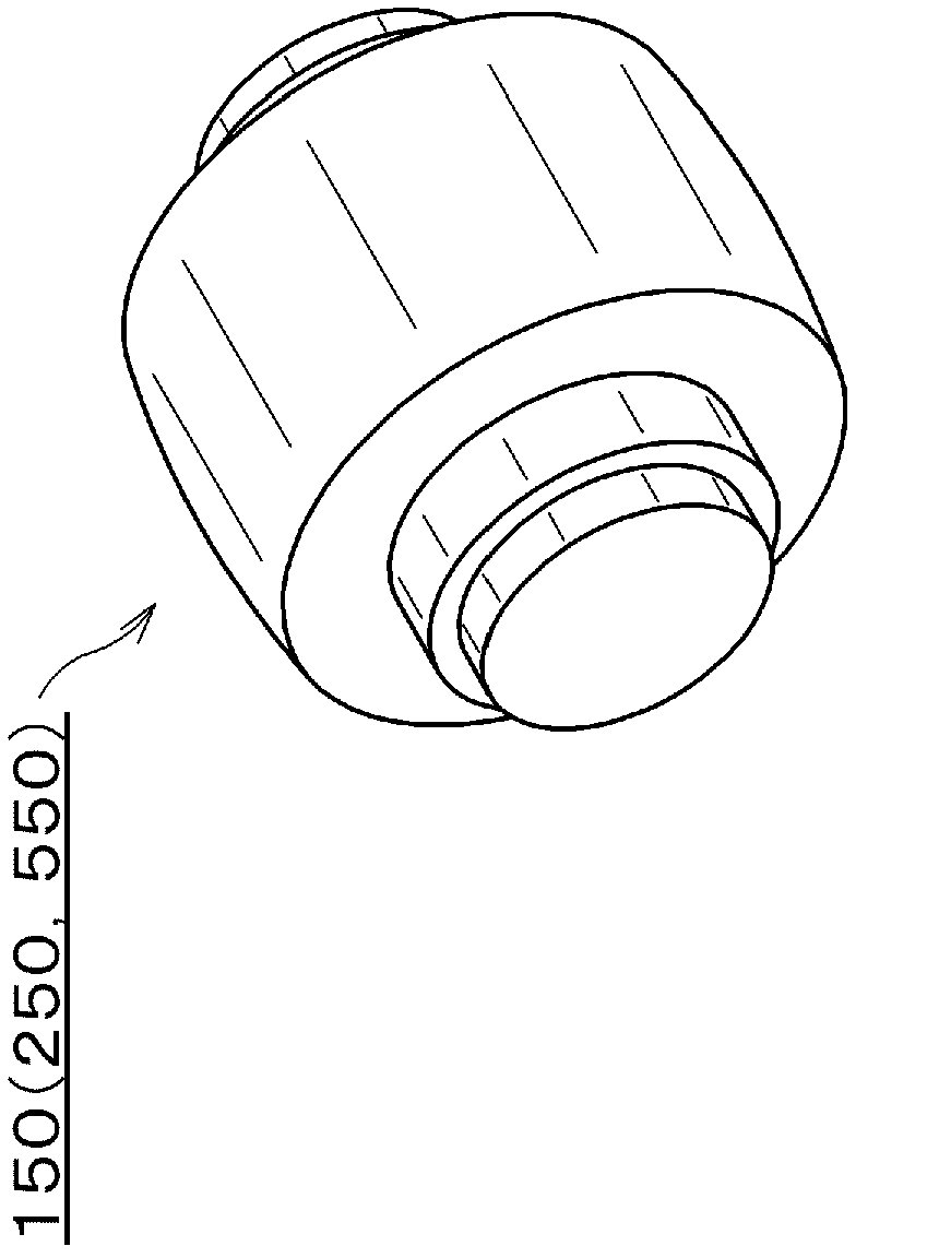 Workpiece material and grasping mechanism