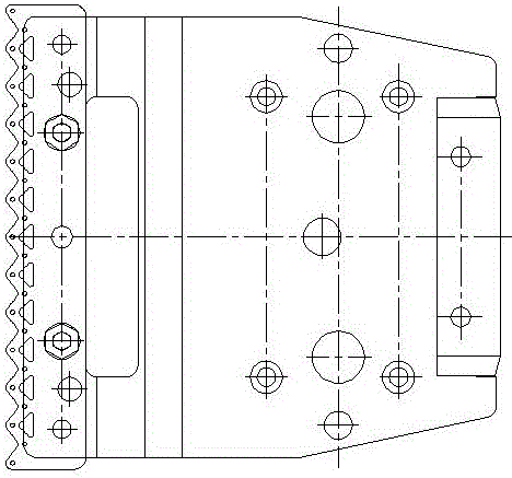 Steel plate needle file preventing selvage from becoming hard