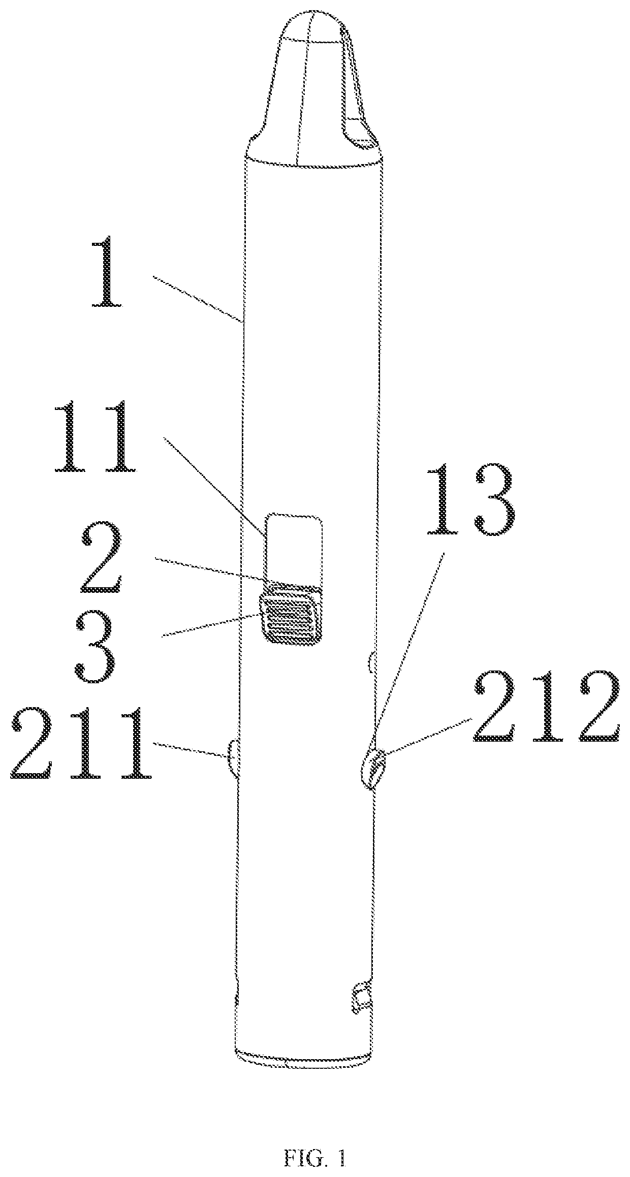 Handheld implement with replaceable work tool