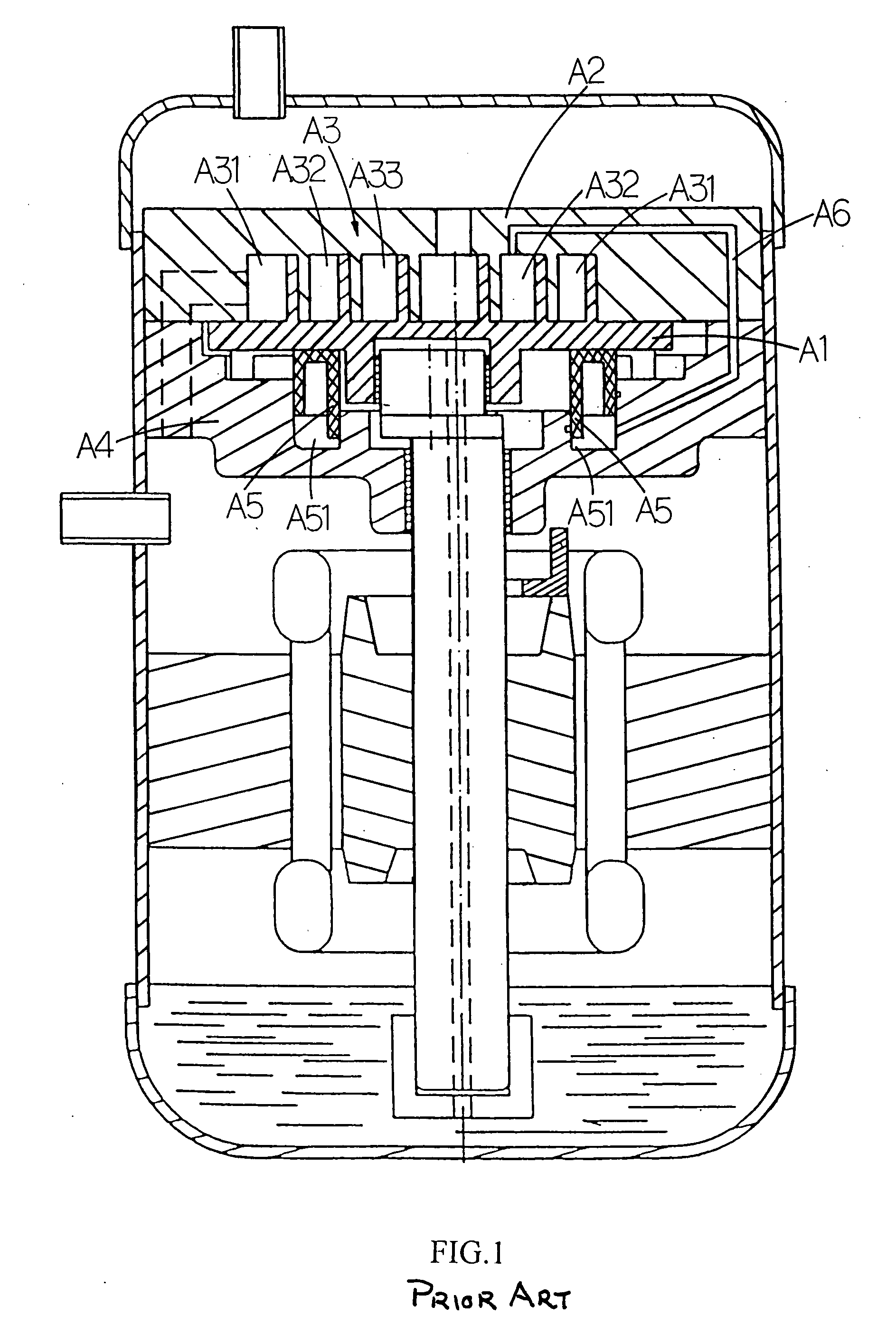 Axial compliant means for a scroll machine