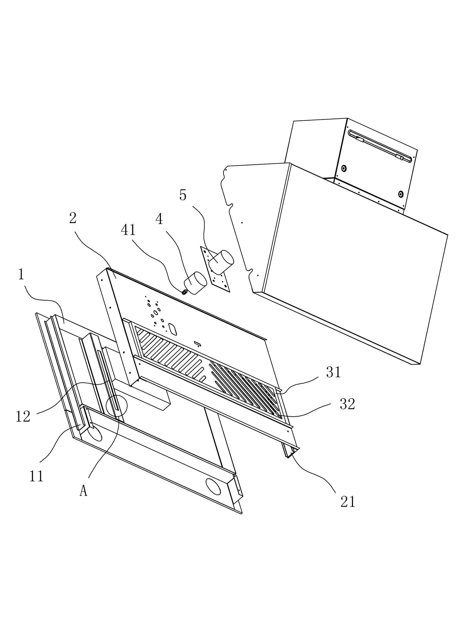 Range hood capable of automatically closing down