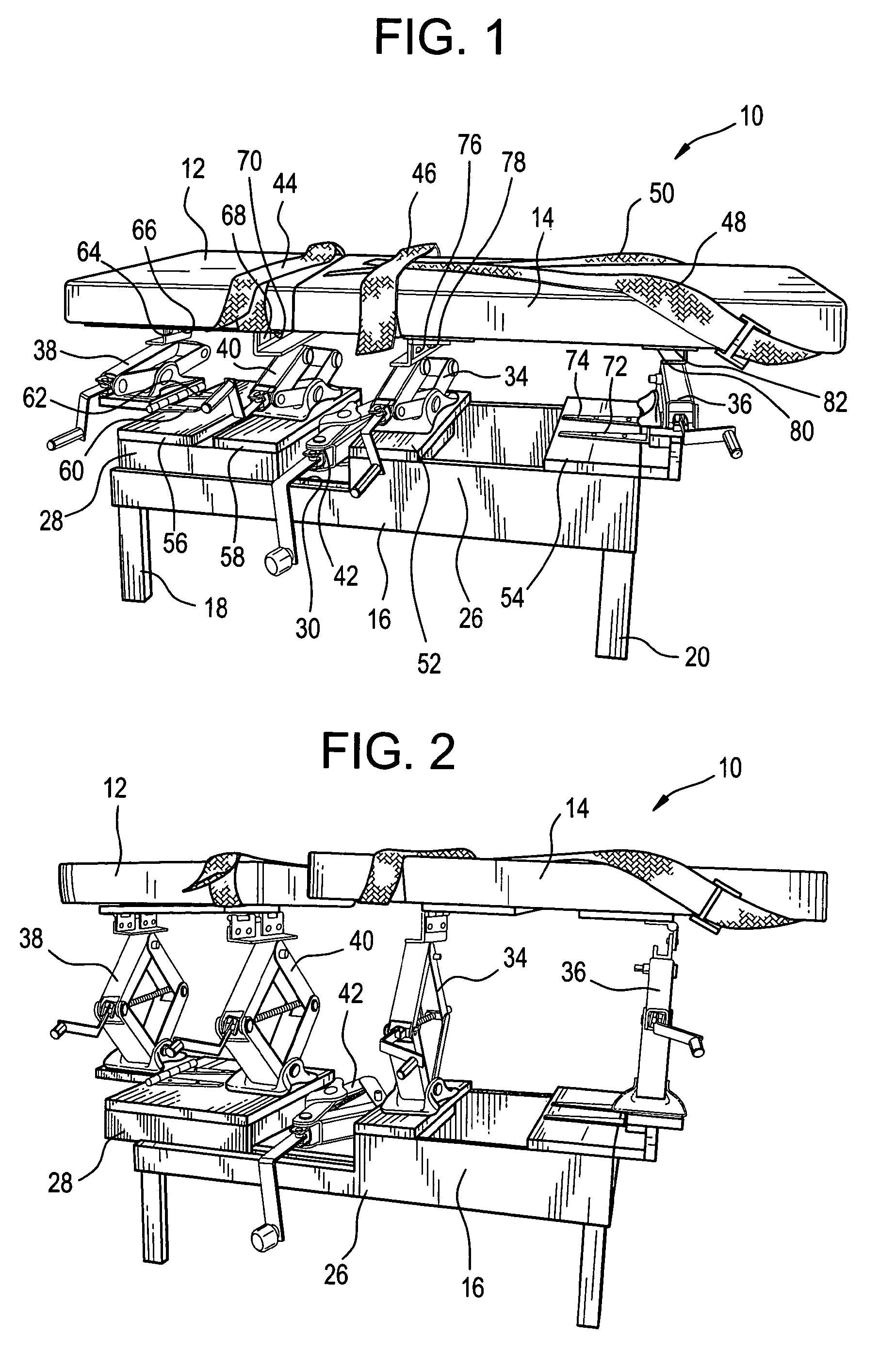 Adjustable traction table