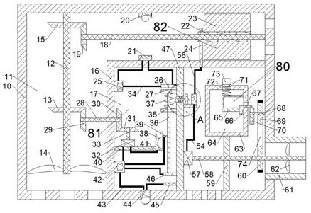 Alarm processing device for preventing gas poisoning