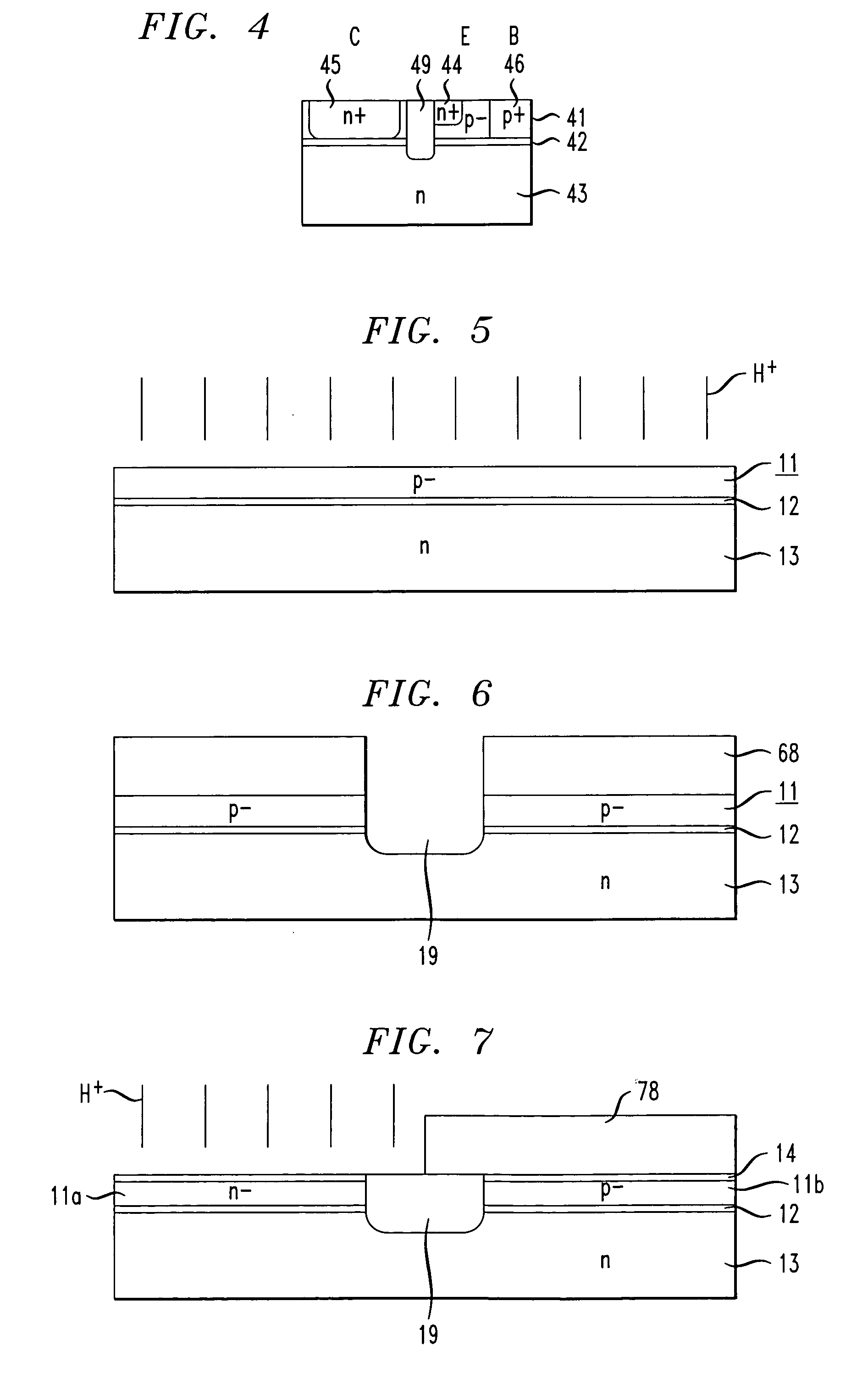 Semiconductor fabrication and structure for field-effect and bipolar transistor devices