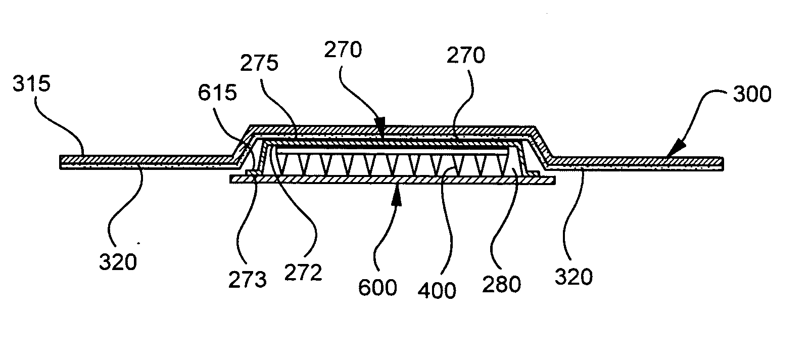 Method and device for the delivery of a substance including a covering