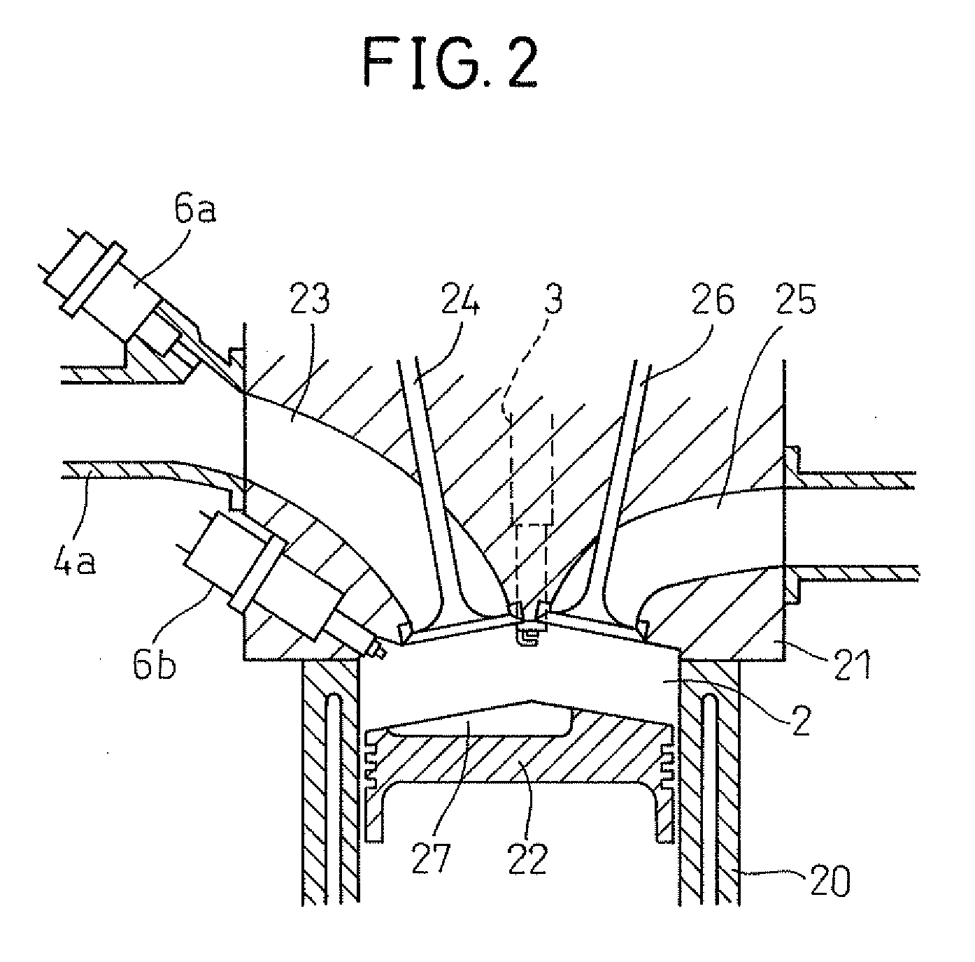 Ammonia burning internal combustion engine