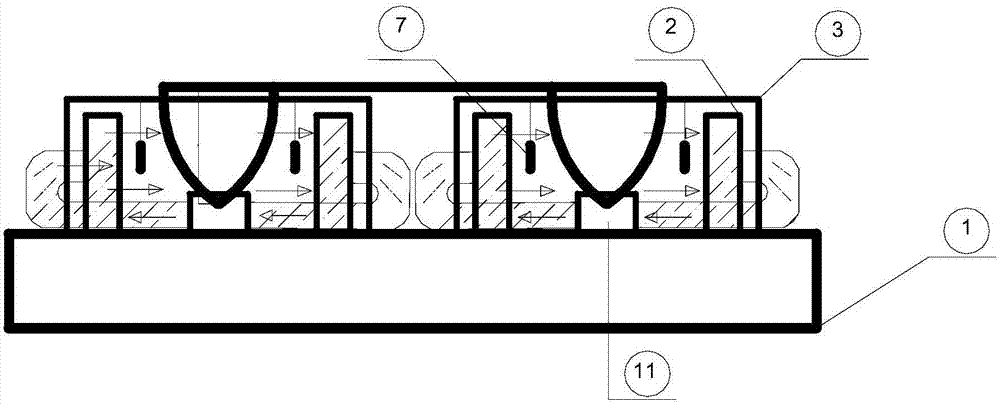 An experimental device and experimental method for measuring the lateral bending moment of a catamaran