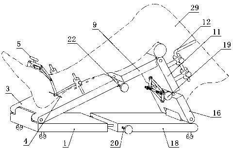 Lower limb resetting device for intramedullary nail surgeries