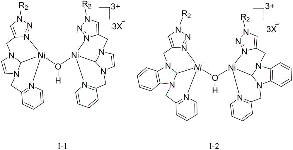 A 1,2,3-triazole functionalized nitrogen-heterocyclic carbene binuclear nickel compound and its preparation method