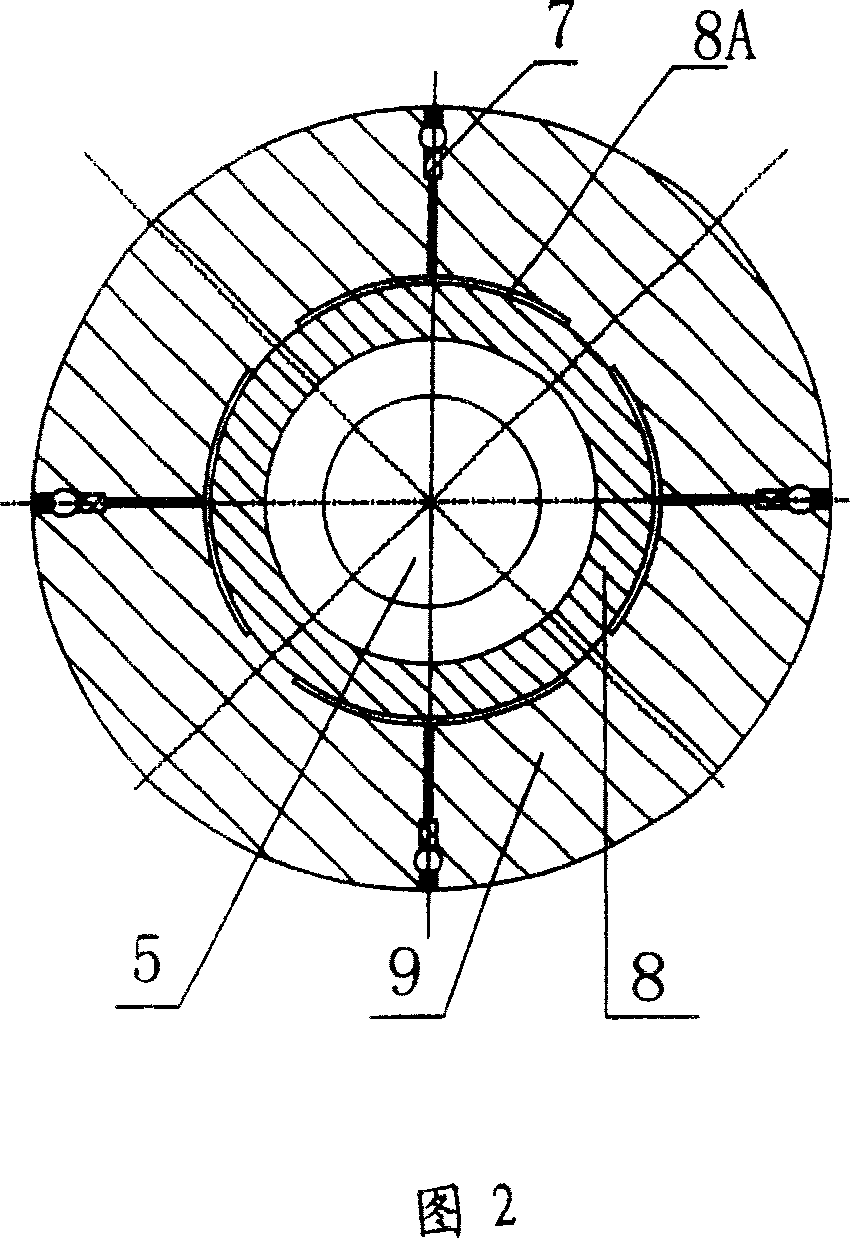 Machine tool electric main shaft realizing supporting float by adopting hydrostatic bearing