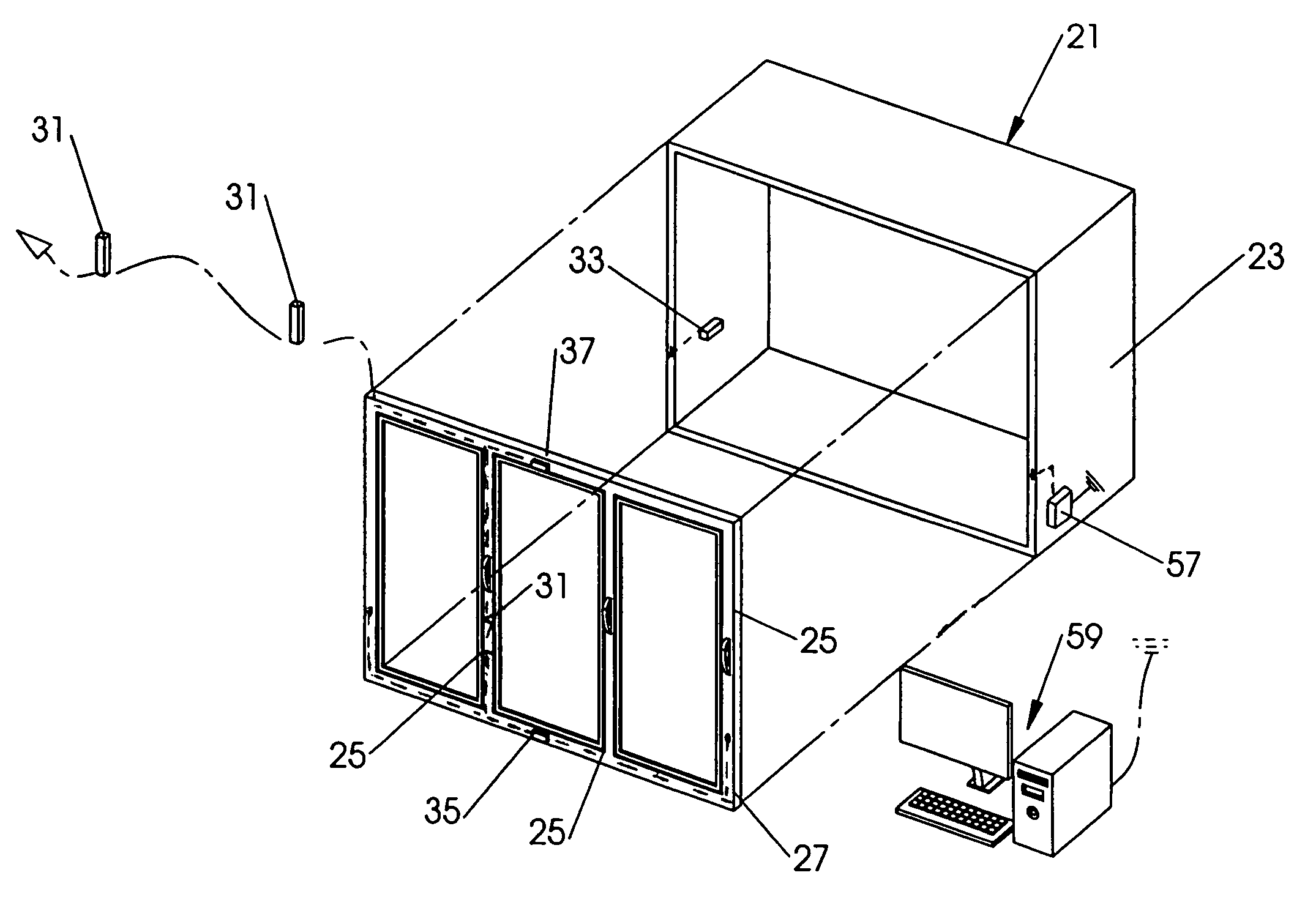 Refrigeration unit condensation prevention