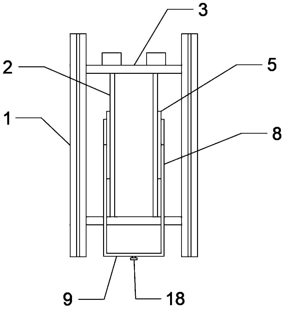 A high-voltage switchgear handcart switch guide rail