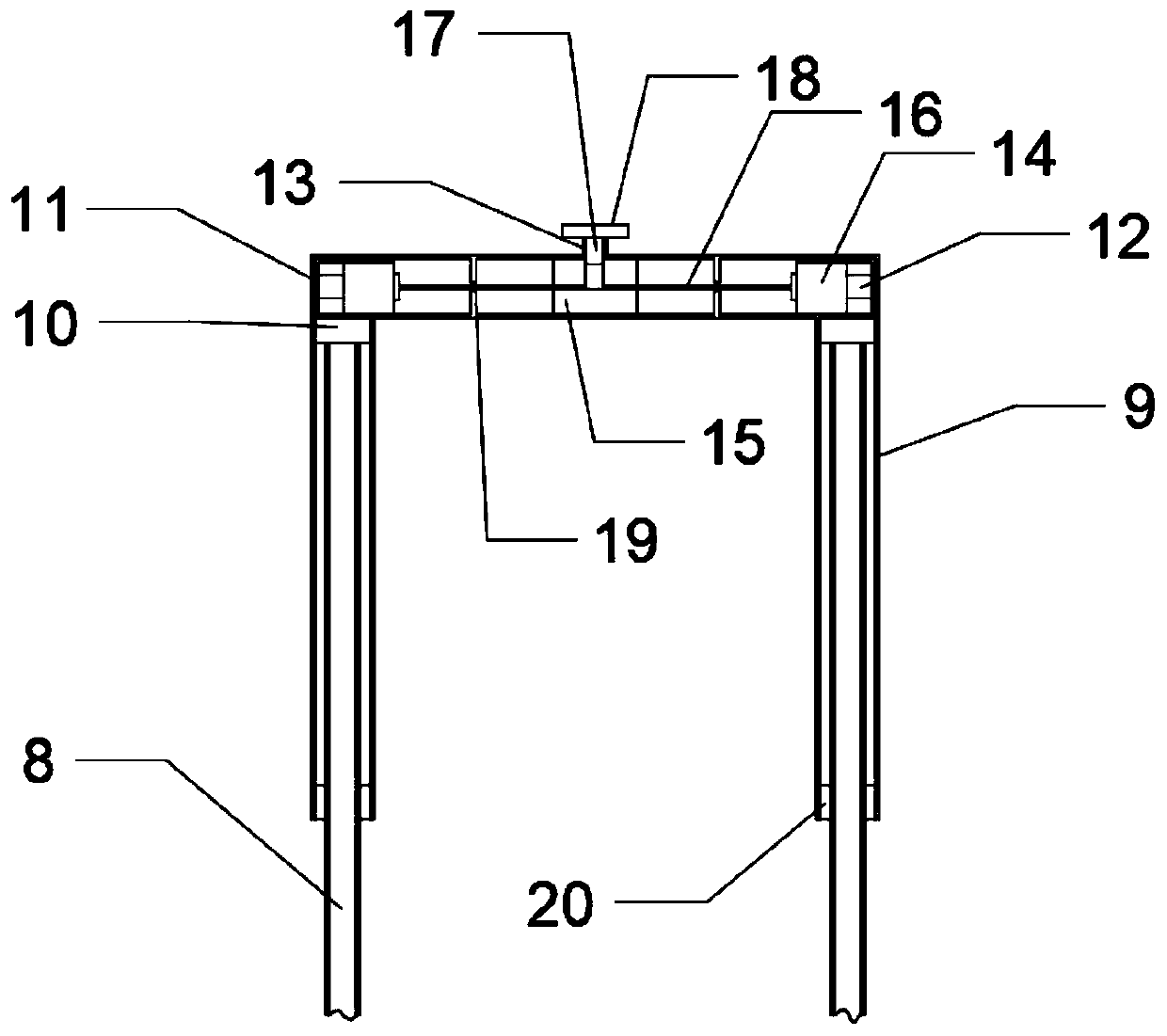 A high-voltage switchgear handcart switch guide rail