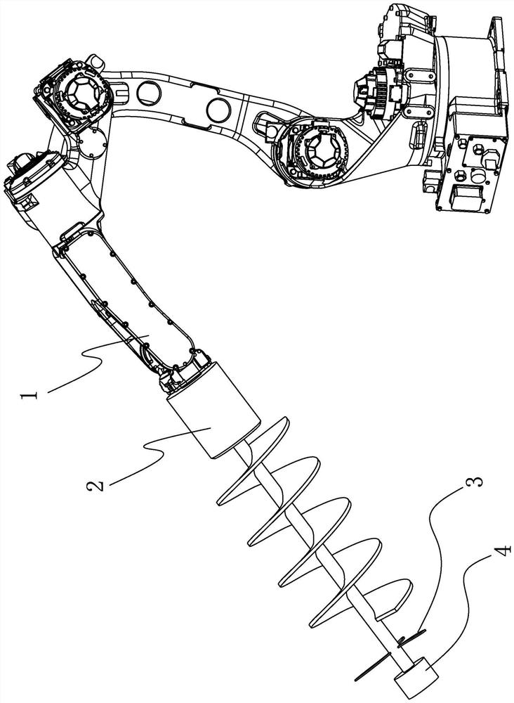 A visual robot method and device for removing shellfish in raw water pipelines