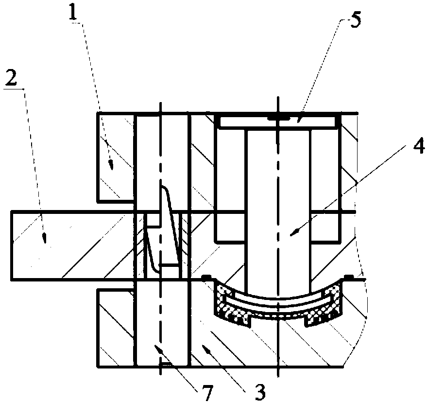 Ink printing transferred rubber pedal pad vulcanization forming mould and manufacturing method