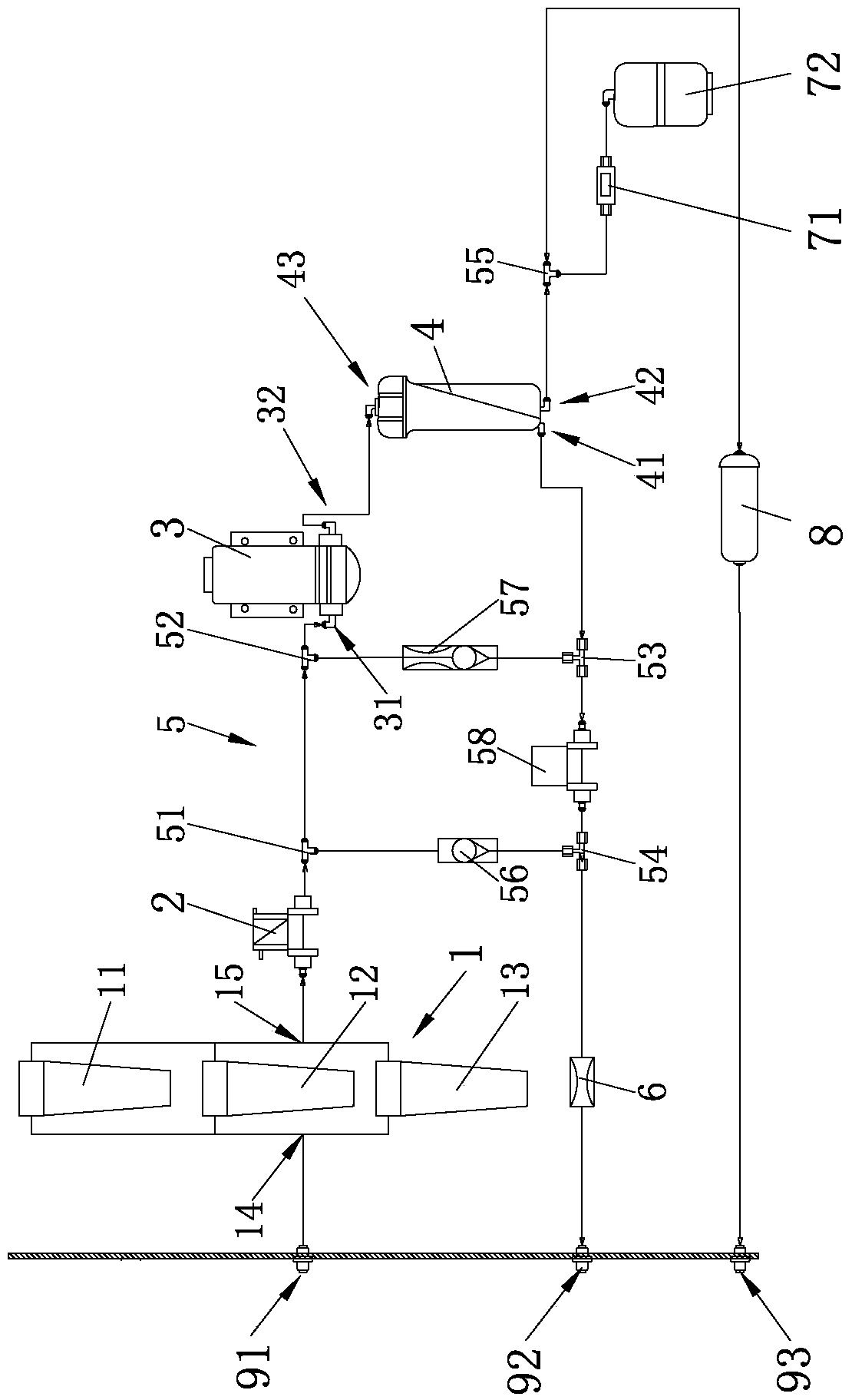 Double cycle reverse osmosis device and reverse osmosis treatment method