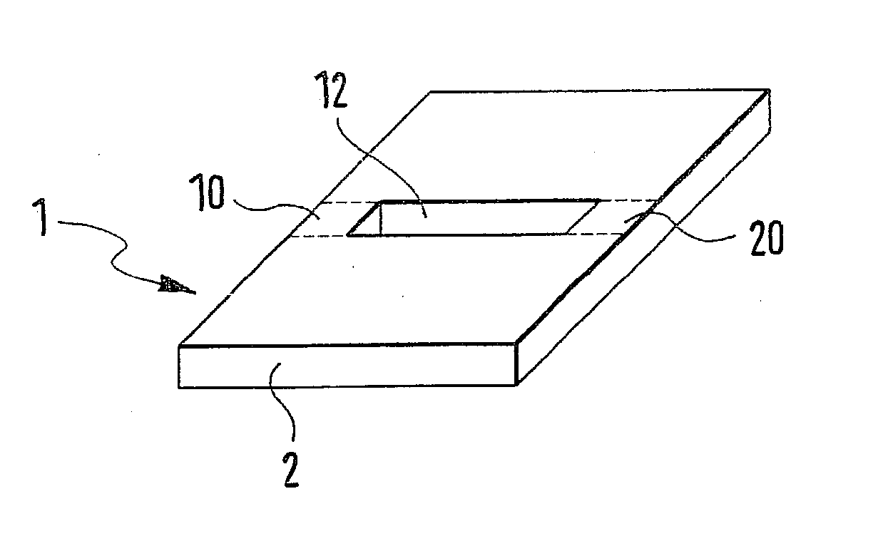 Device, ammeter and motor vehicle