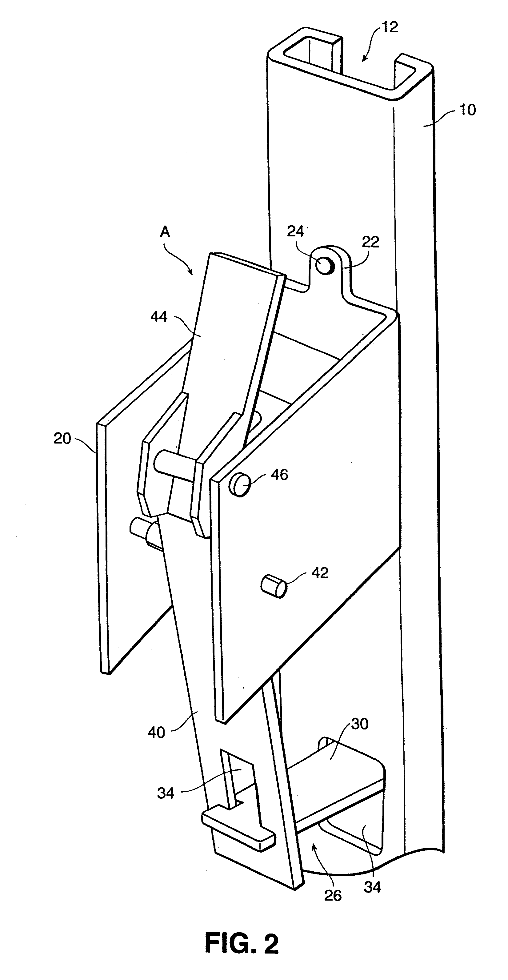 Overhead door lock system and control unit therefor