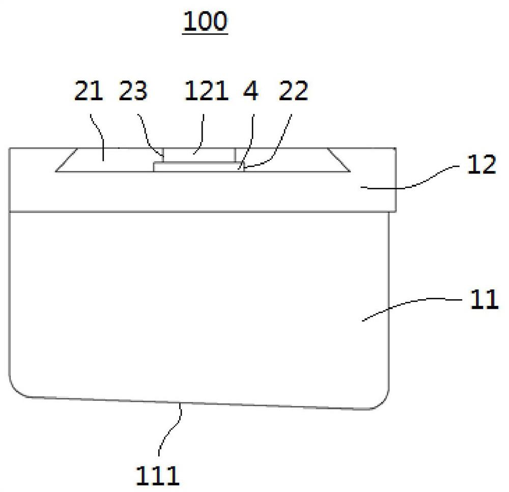 Split type grinder, wheel tread cleaning device of railway vehicle, and railway vehicle