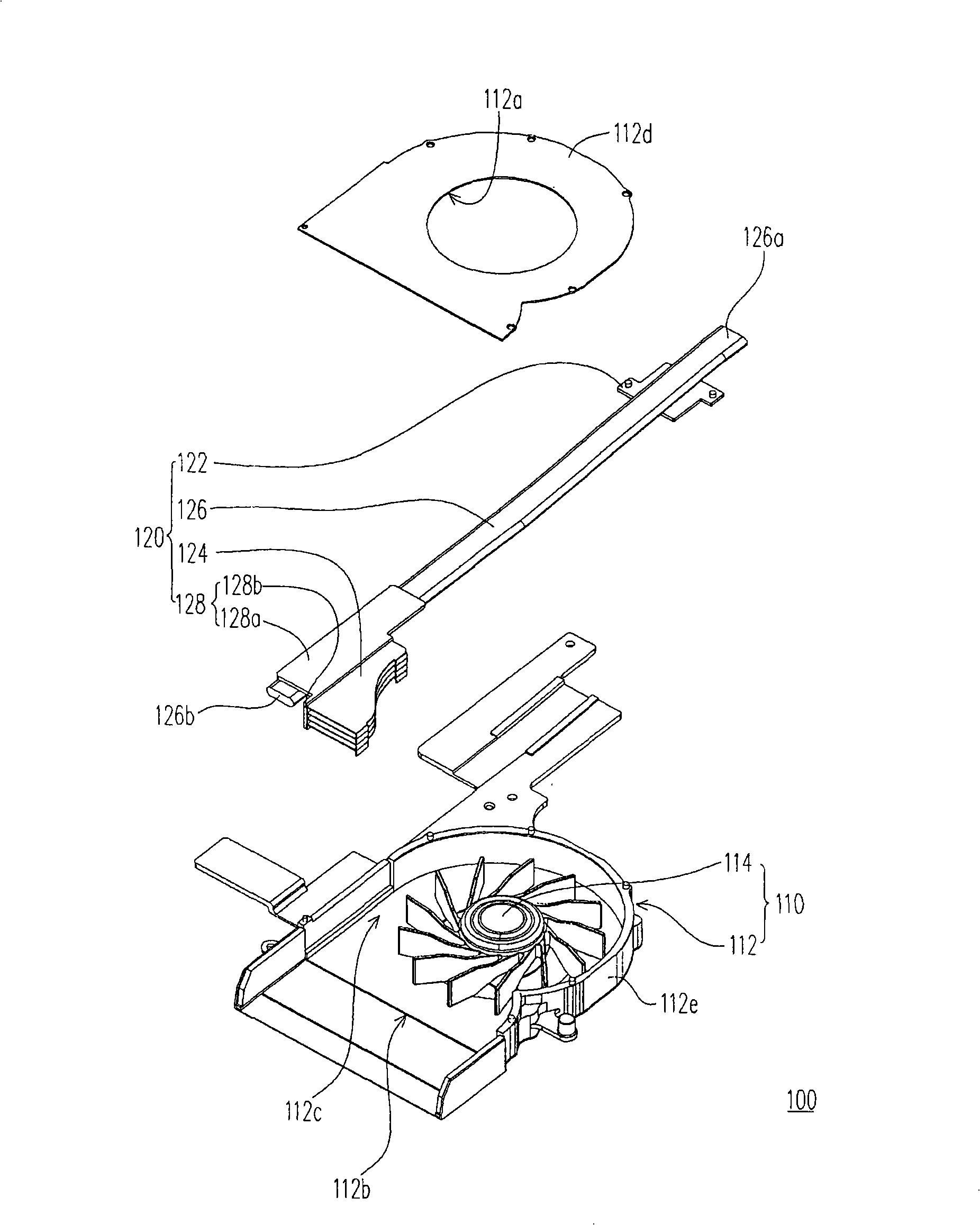 Heat radiating module