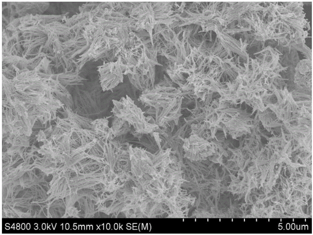 Preparation method of filament-like W18O49 material