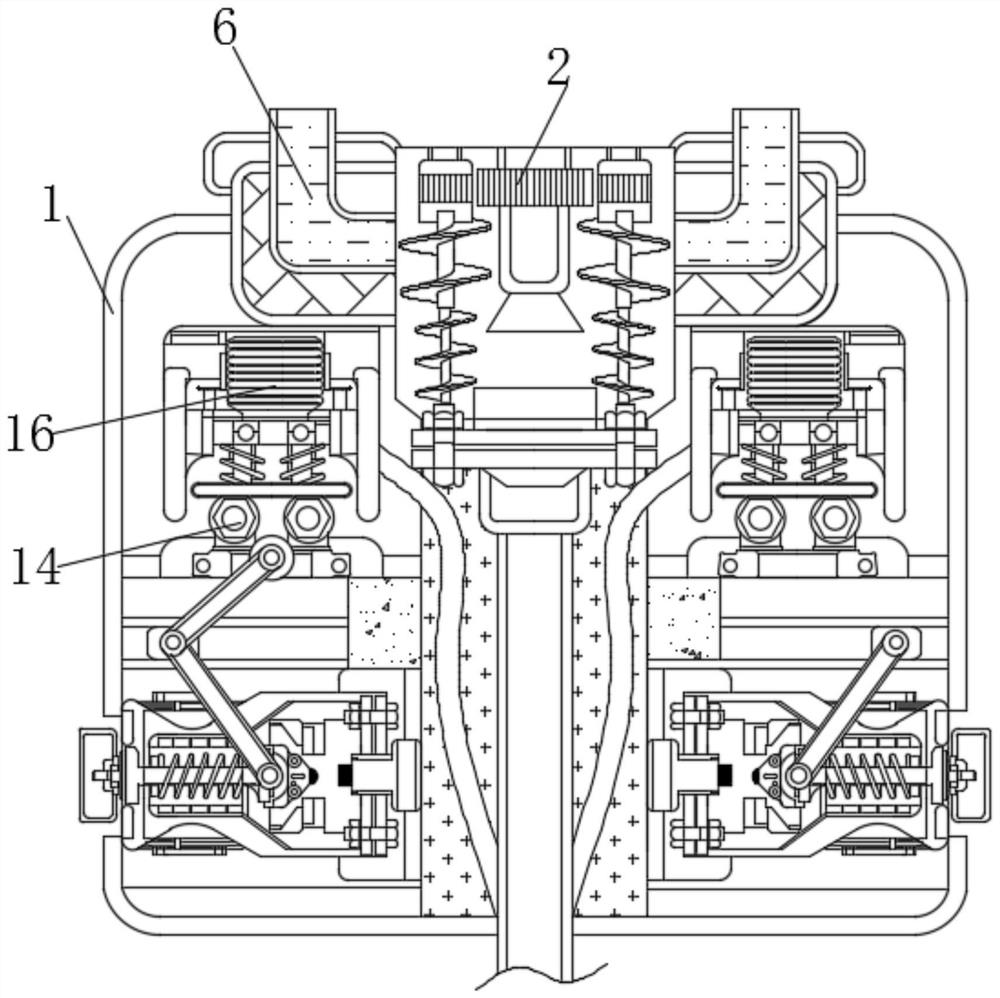 Device for automatically mixing and preventing excessive dripping during manufacturing of resin