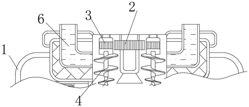 Device for automatically mixing and preventing excessive dripping during manufacturing of resin