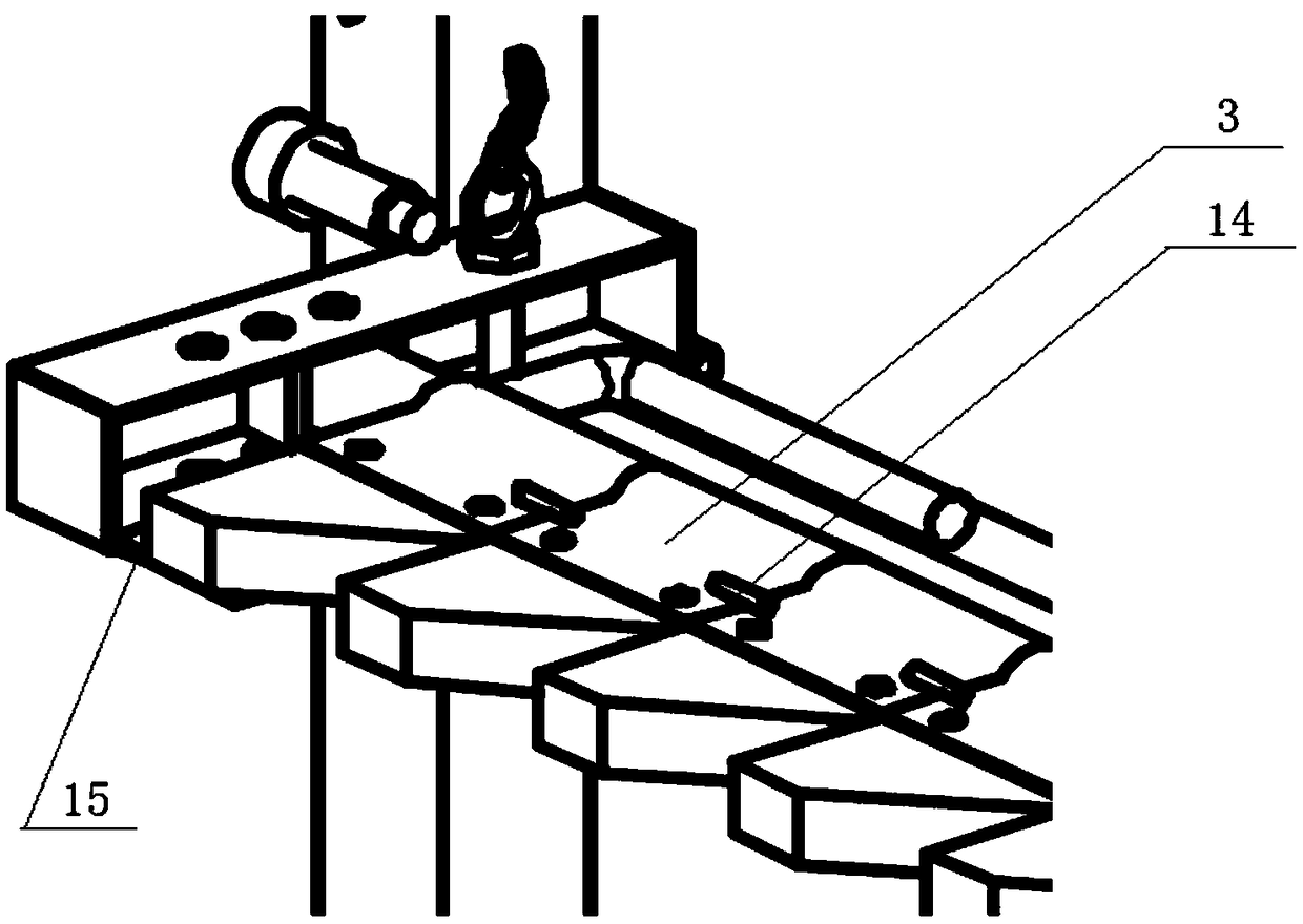 Engine cover universal transport platform support arm mechanism