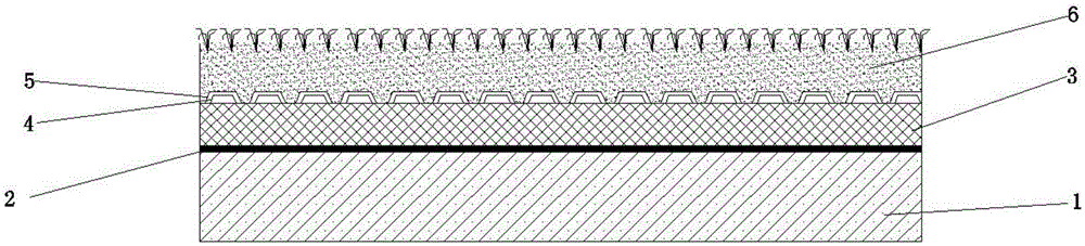 Root-resisting waterproof concrete and green roof structure