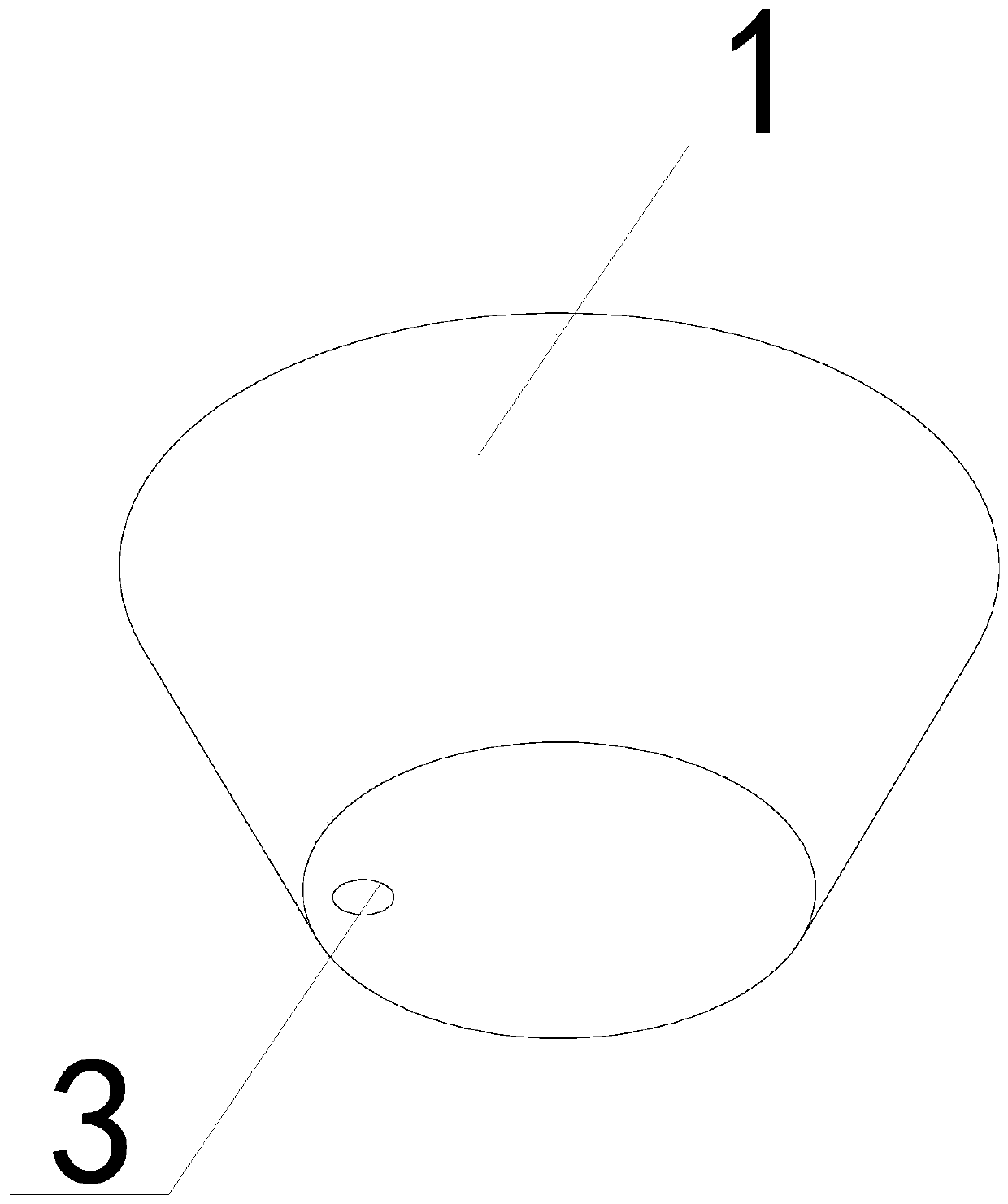 A planting device for increasing the oxygen absorption effect of plant roots through gas cultivation