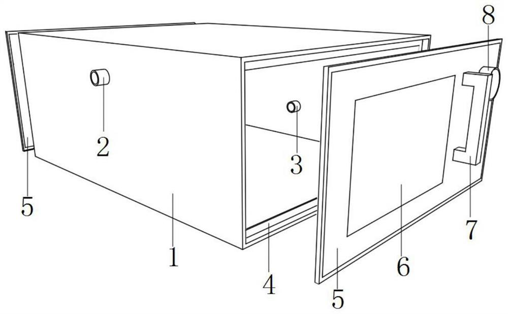 Multi-channel modular animal inhalation exposure box and exposure system