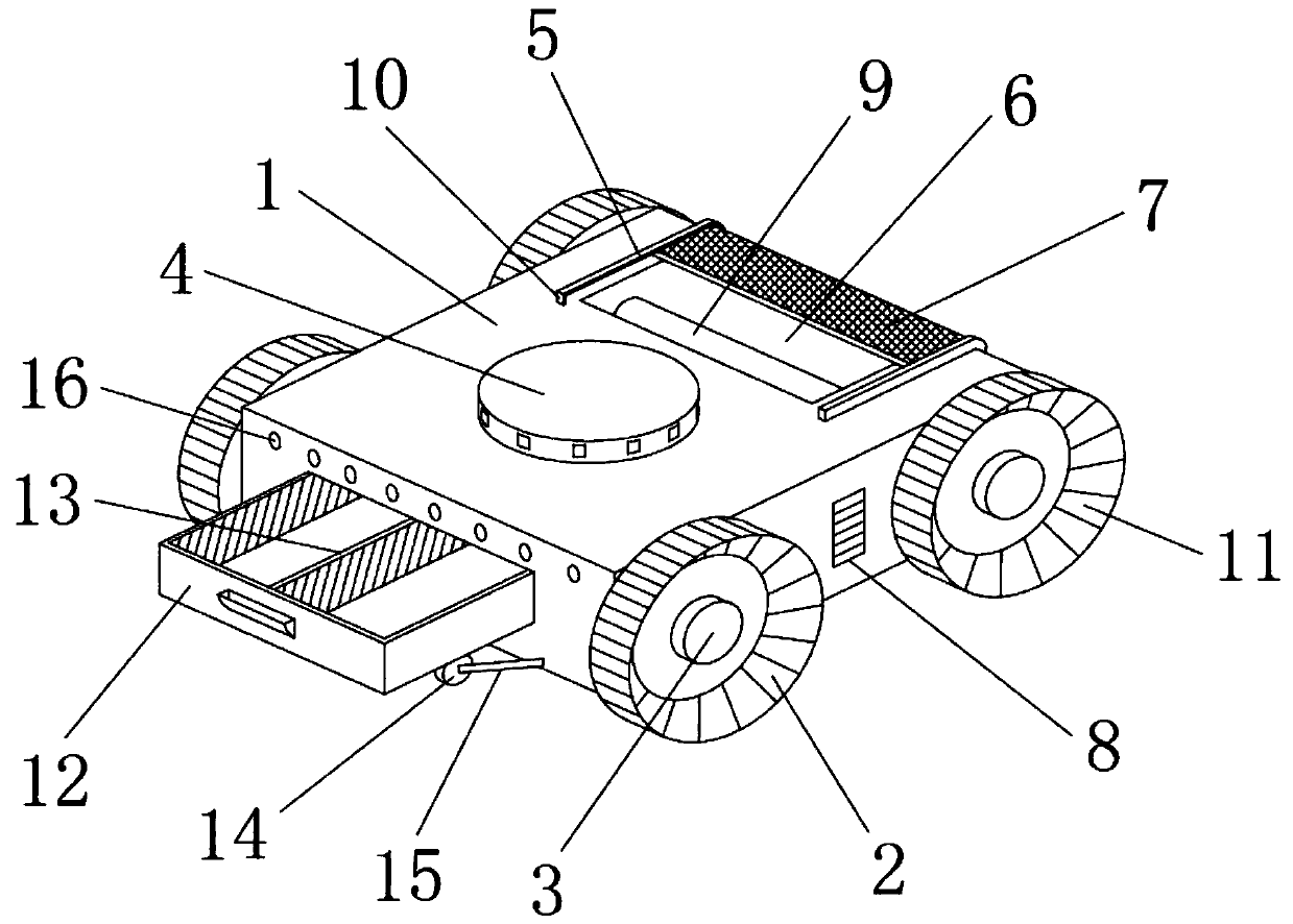 Anti-collision robot chassis