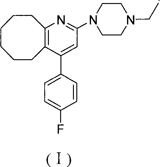 Method for preparing blonanserin