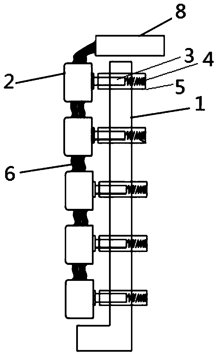 Flexible electricity feeding device based on continuous anode aluminum electrolysis cell