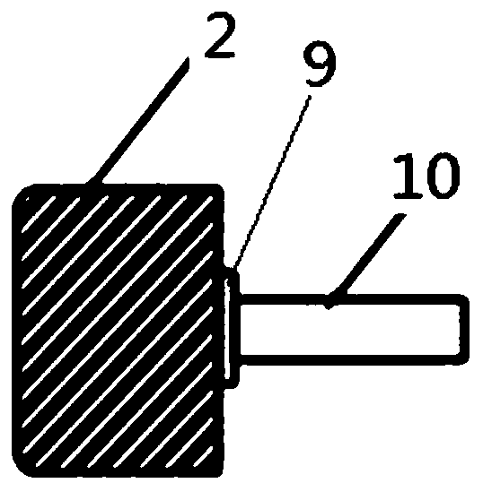 Flexible electricity feeding device based on continuous anode aluminum electrolysis cell