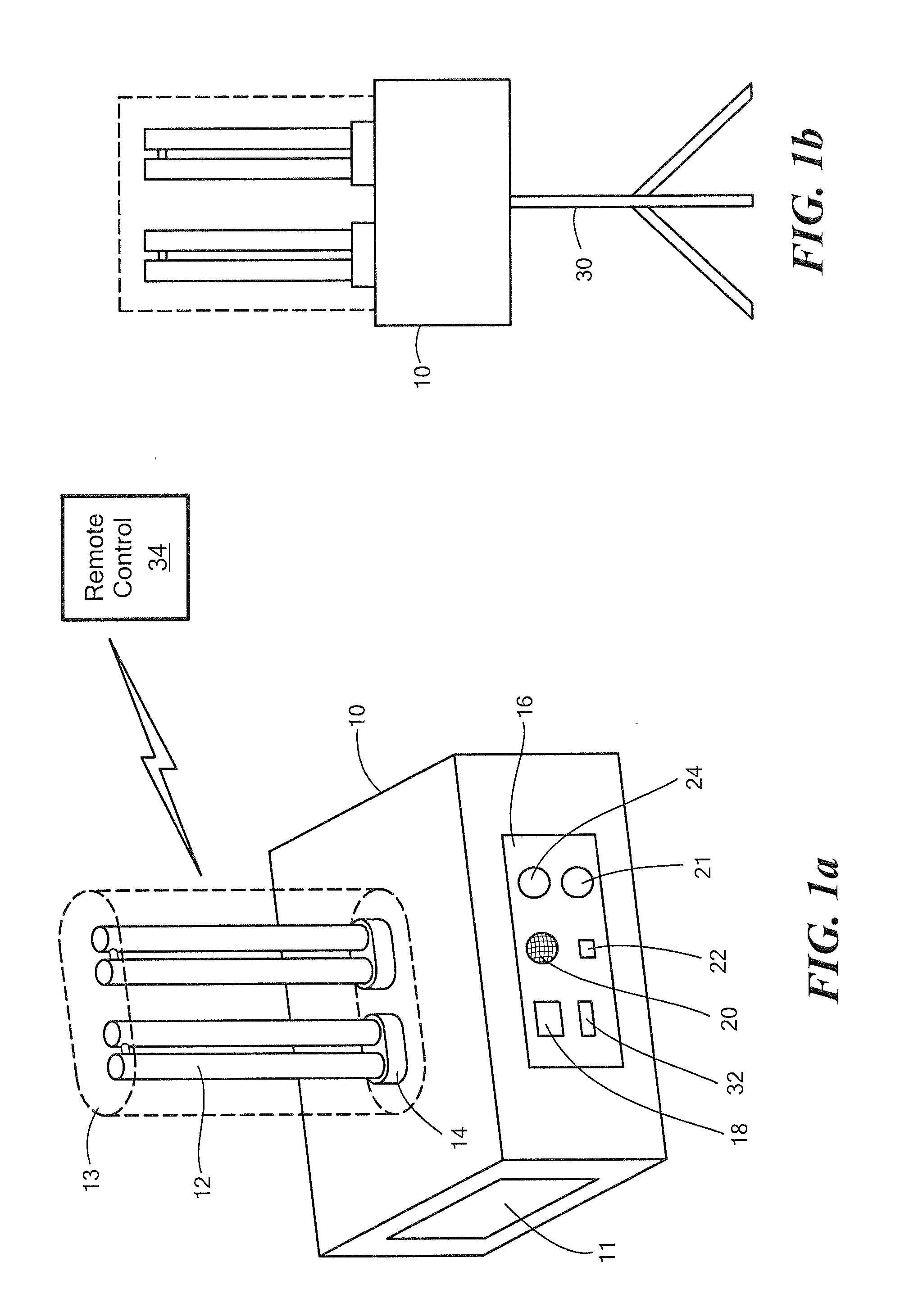 Battery powered UV sanitation system