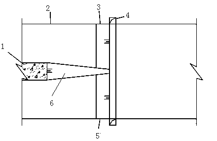 Multi-channel aeration facility with front oblique tail pier