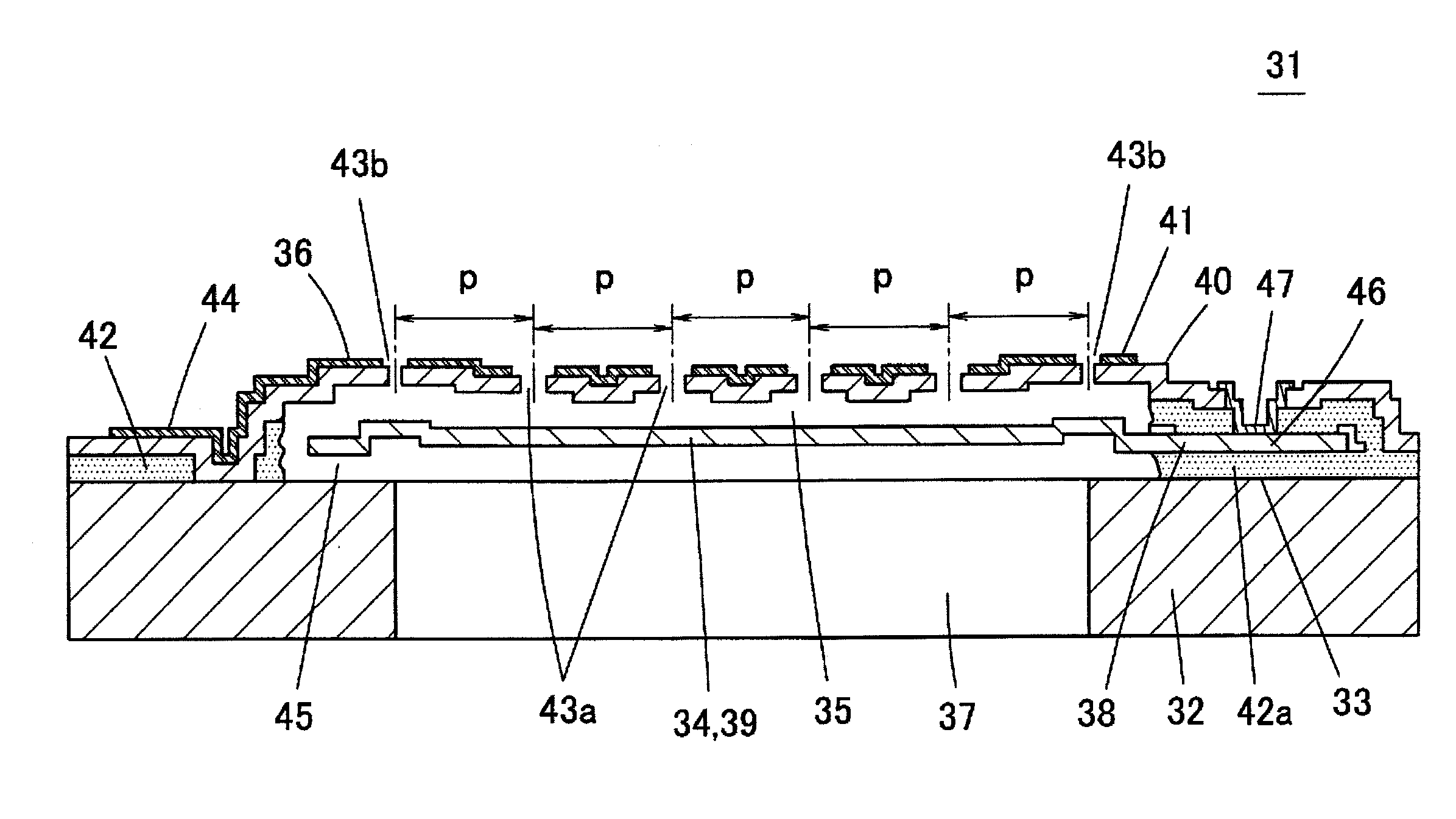 Electrostatic capacitive vibrating sensor