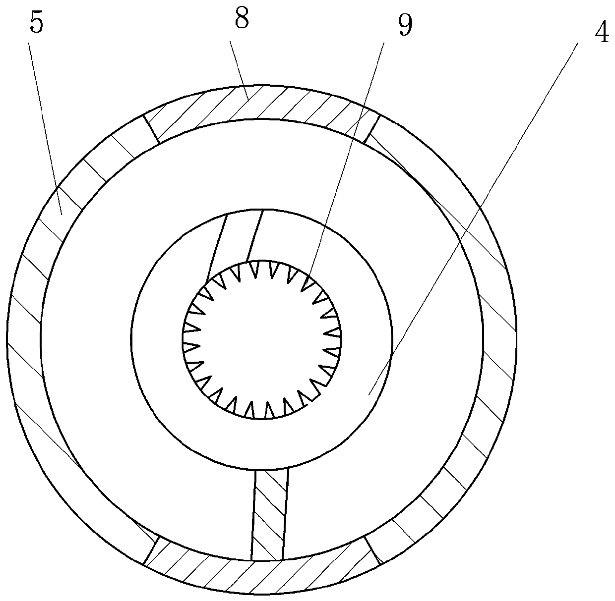 Spiral grinding machine for taper bushing