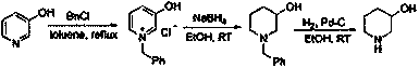 Preparation method of 3-hydroxy piperidine