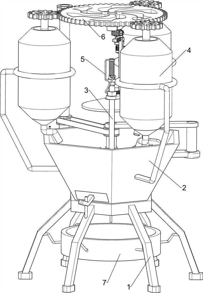 Detection equipment for rare earth hydroxide during washing