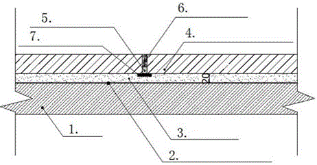 Landscape stone veneer saltpetering-preventing process construction method