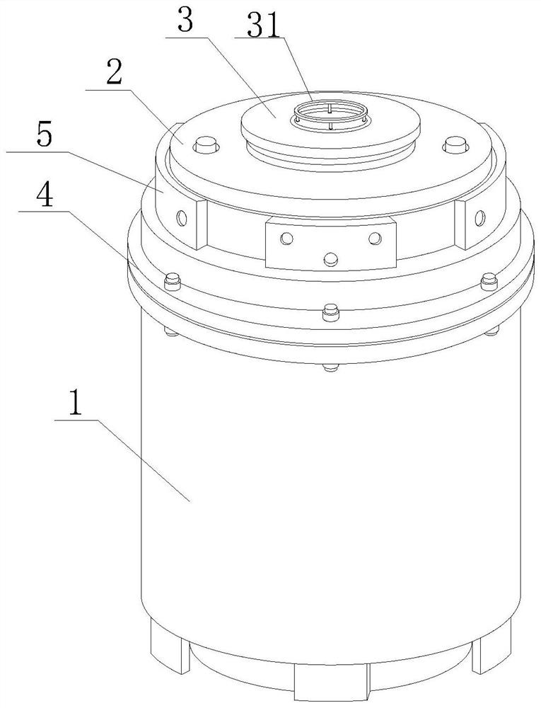 Pressure water tank for water conservancy project drainage station