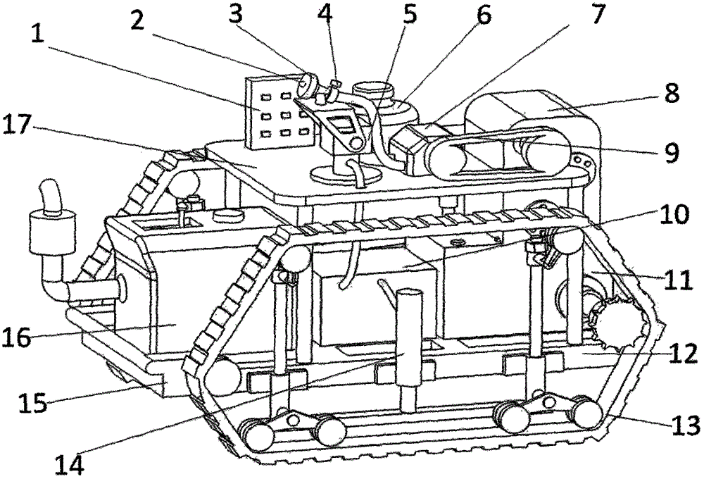 Precise pesticide sprayer for hillside orchards